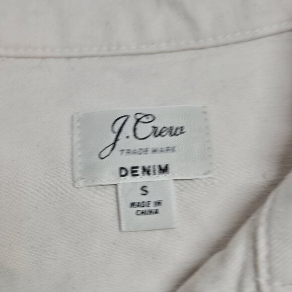 J. Crew Trade Mark Women’s Size S Jacket Denim In Natural Denim Color (61) - Picture 4 of 13